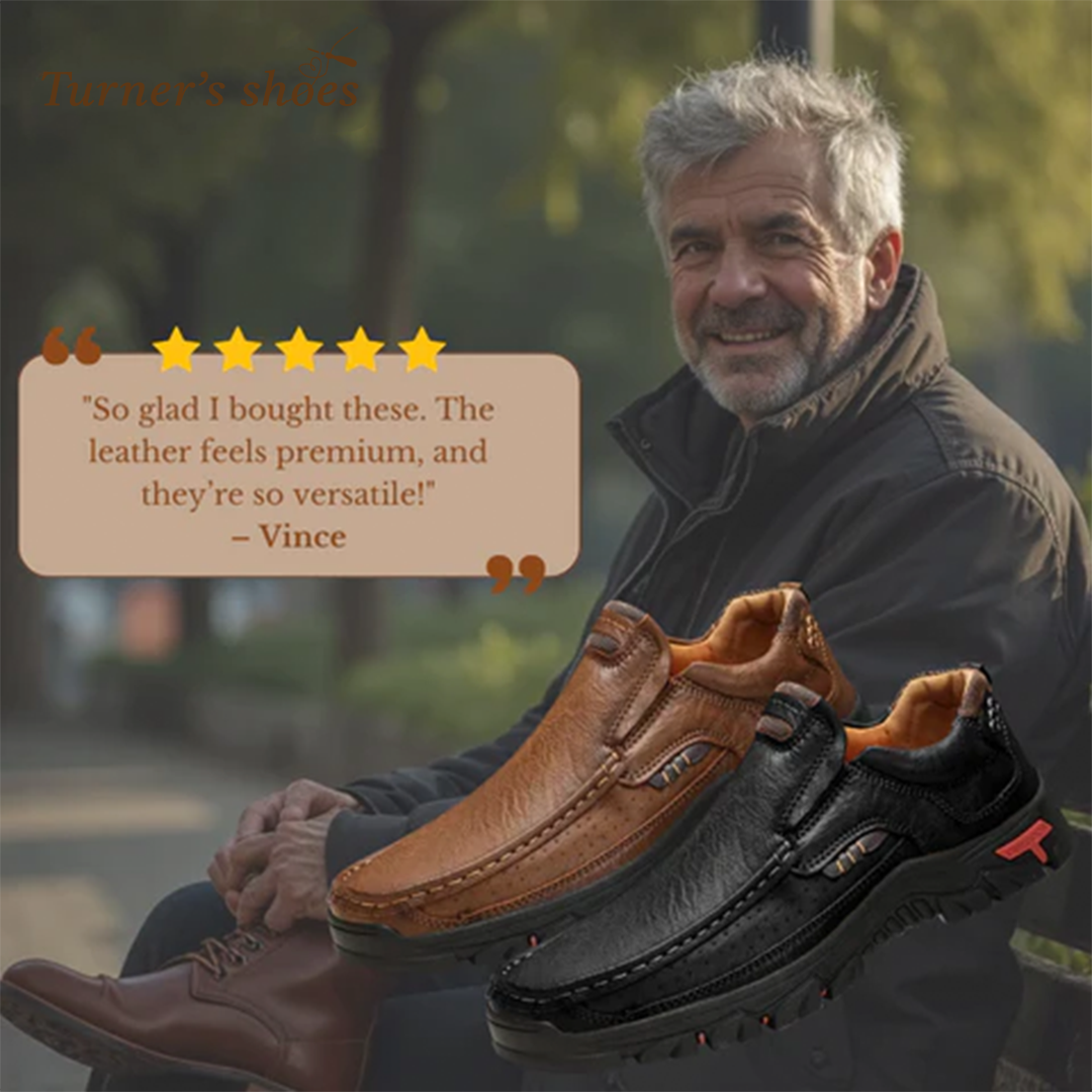 Carl | Fashionable Loafers with Stitching for Men
