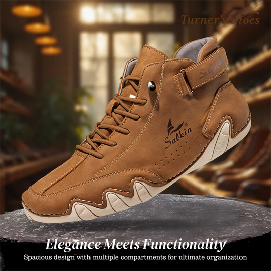 Collerina | Comfortable Orthopedic High Shoes Made of Faux Leather
