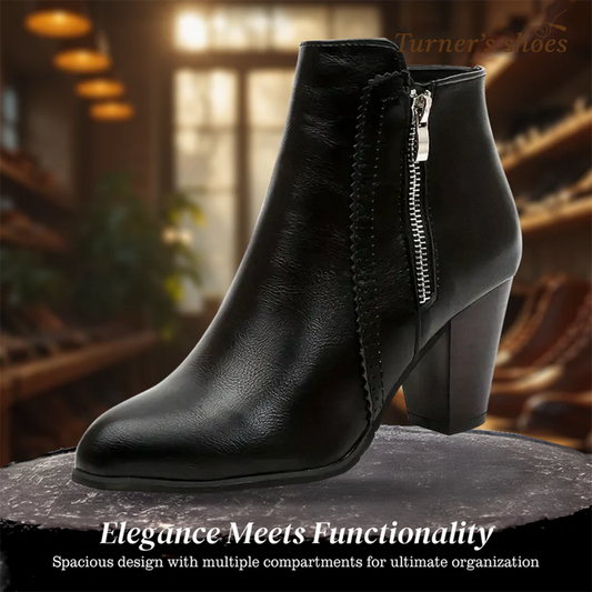 Amelia | Breathable PU Leather Ankle Boots